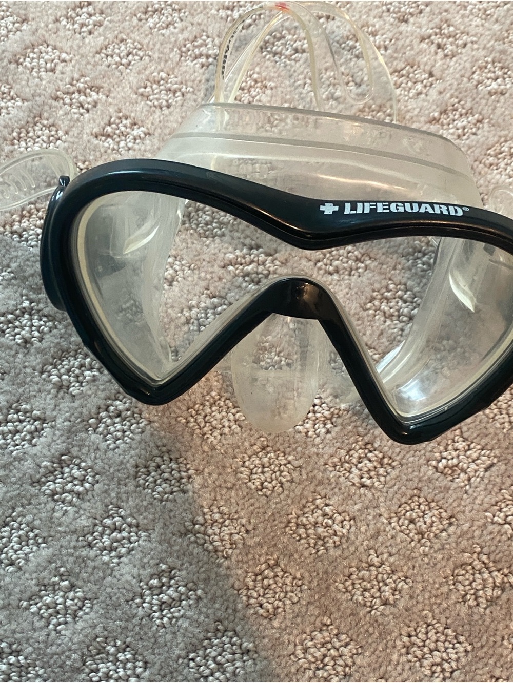 Lifeguard Black Scuba/Mask Swim Goggles
